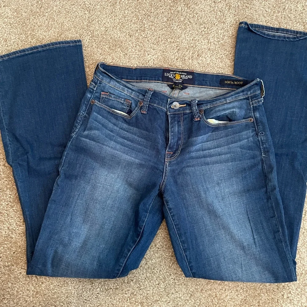 Lucky Brand Sz 8 Boot Cut - Picture 1 of 3